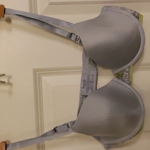Simply Vera Wang bra, 36C, blue with green detail